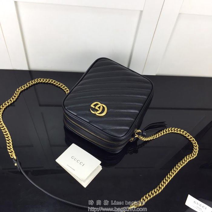 GUCCI古馳 新款 專櫃品質 原單 550155 克色 鏈條單肩斜挎包HY1357